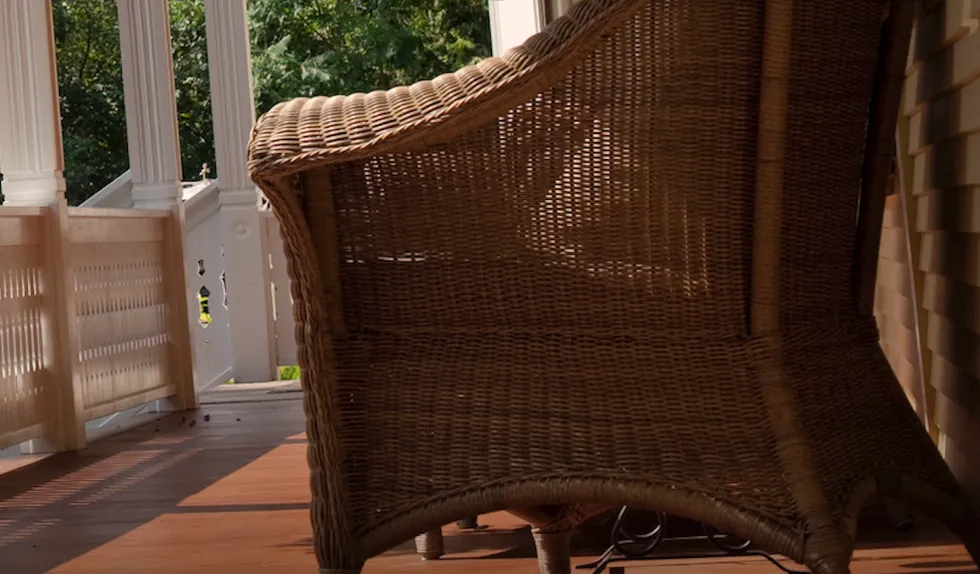 Video: Grandmother is alone on her front porch during day when male comes up, asks for directions. That's not what he wants.