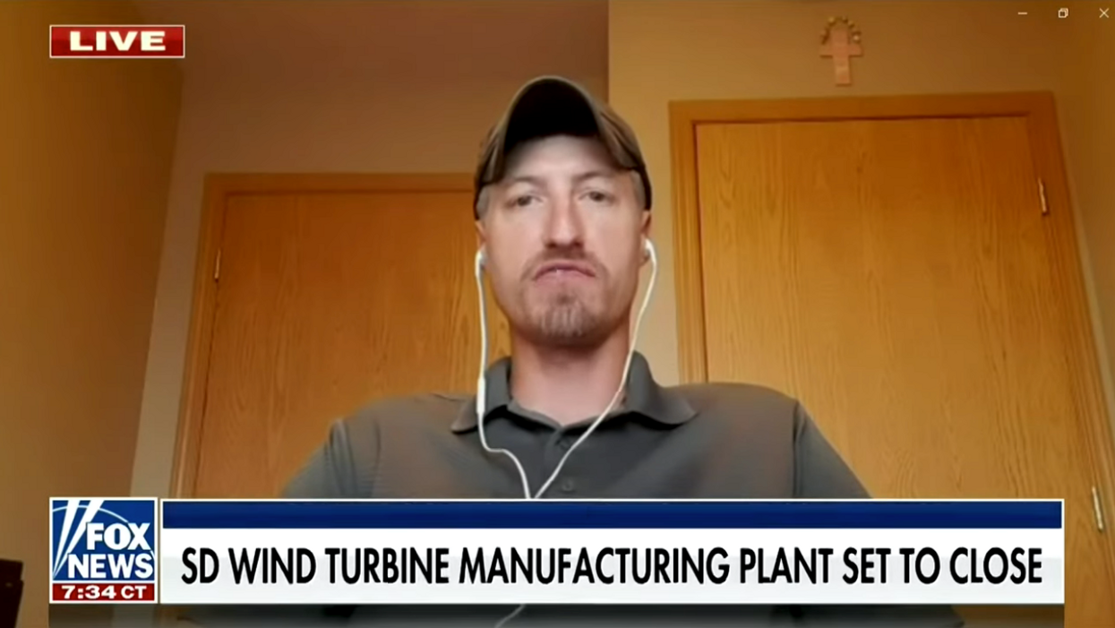 VIDEO: Green energy worker slams 'dumb bastard' Joe Biden after wind turbine factory is forced to close​