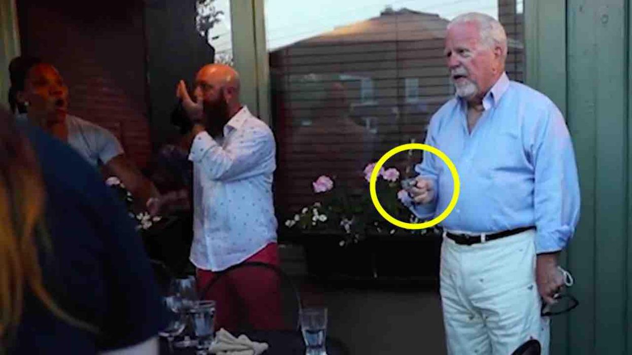 VIDEO: Gun-toting restaurant patron puts scare into Black Lives Matter protesters in Louisville