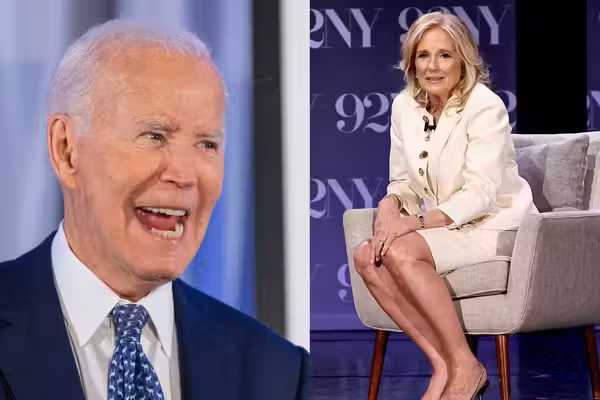 VIDEO: Joe Biden interrupts Jill Biden's book event with agonizingly awkward interaction