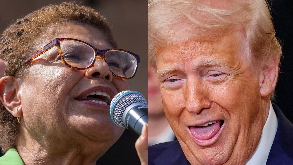 VIDEO: LA Mayor Karen Bass has deranged meltdown over ICE operation near Newsom's anti-Trump presser