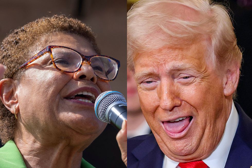 VIDEO: LA Mayor Karen Bass has deranged meltdown over ICE operation near Newsom's anti-Trump presser