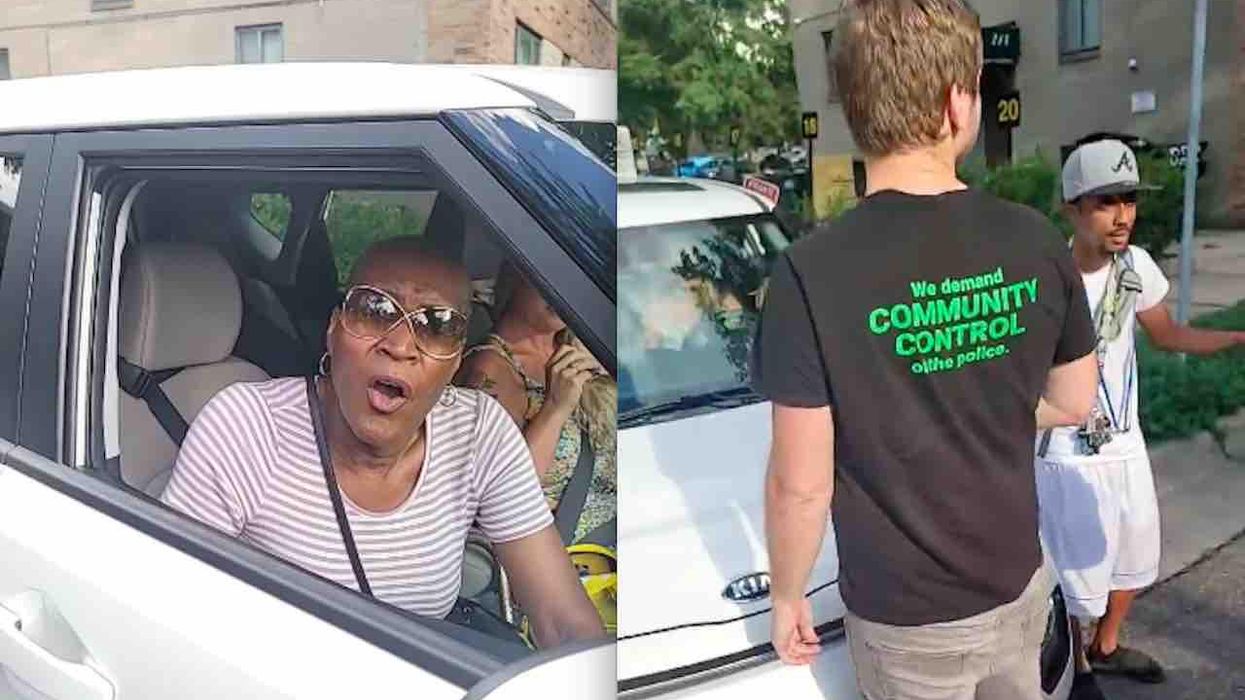 VIDEO: Left-wing militants block car of black transgender Minneapolis City Council VP; won't let it move until their list of demands is signed