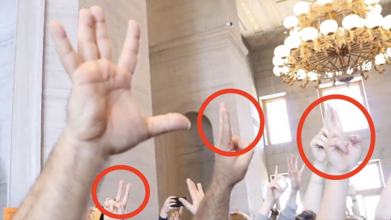 Video: Leftists hold up extra finger to mourn trans shooter who killed 6 in Nashville massacre — and observers are furious