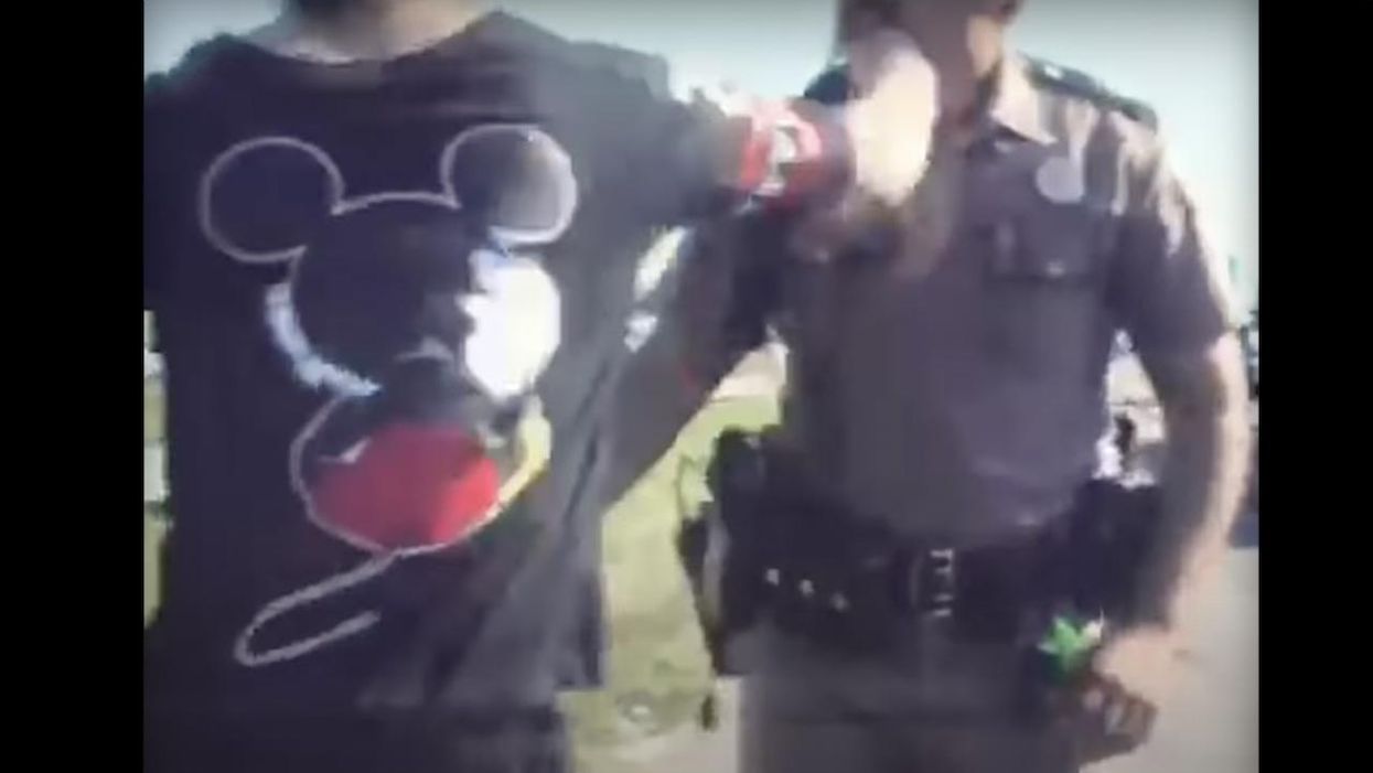 Video: Man punches state trooper in face on side of highway — and Good Samaritans pull over to help subdue attacker