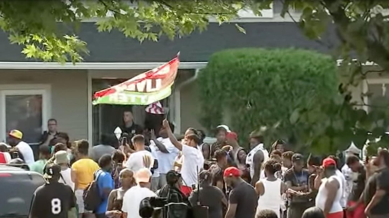 Video: Man screams racial slurs outside NJ residence, encourages people to come to his home. More than 100 people show up.