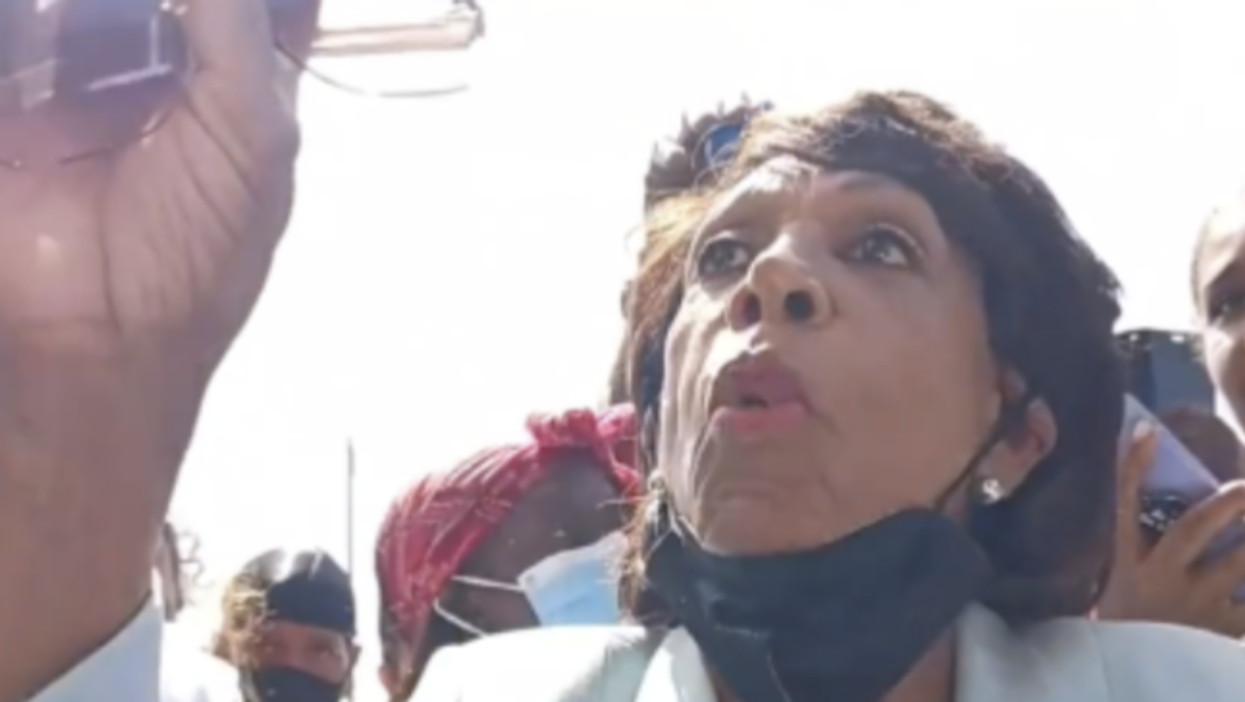 Video: Maxine Waters tells group of homeless people to 'go home,' instructs journalist not to cover chaotic event