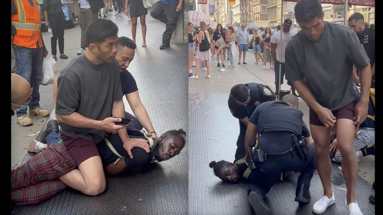 Video: MMA fighter with jiu-jitsu black belt pins to sidewalk thug who was on alleged sucker-punching rampage against NYC pedestrians