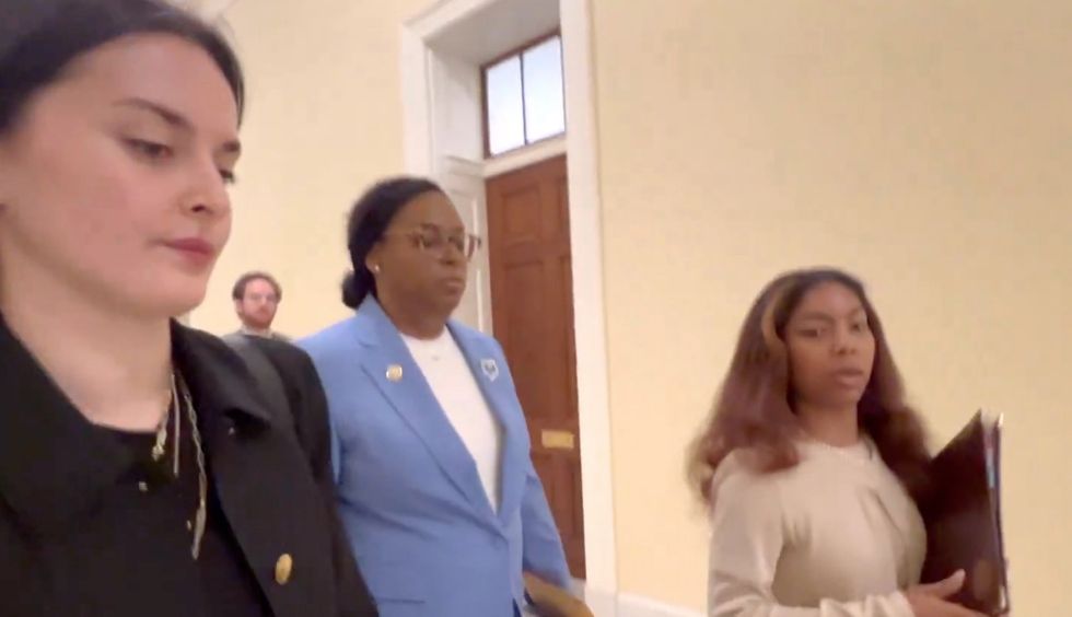 VIDEO: NJ Democrat refuses to take responsibility for alleged ICE assault when confronted by Blaze Media