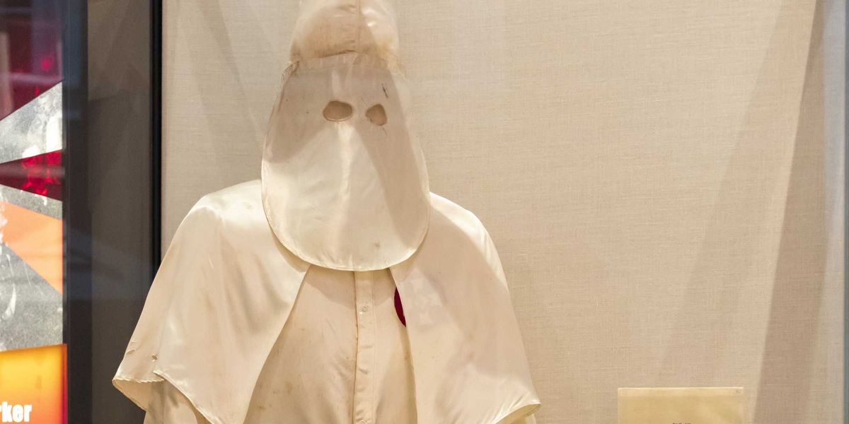 Video of man lurking in KKK garb unnerves Rhode Island residents — police say it is not what it seems