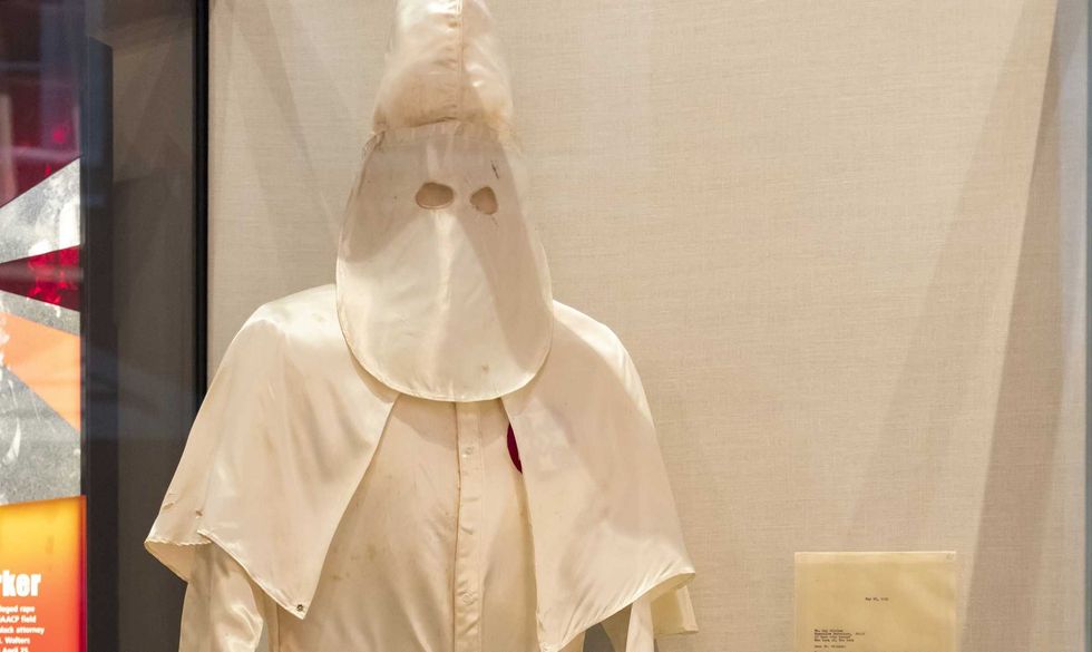 Video of man lurking in KKK garb unnerves Rhode Island residents — police say it is not what it seems