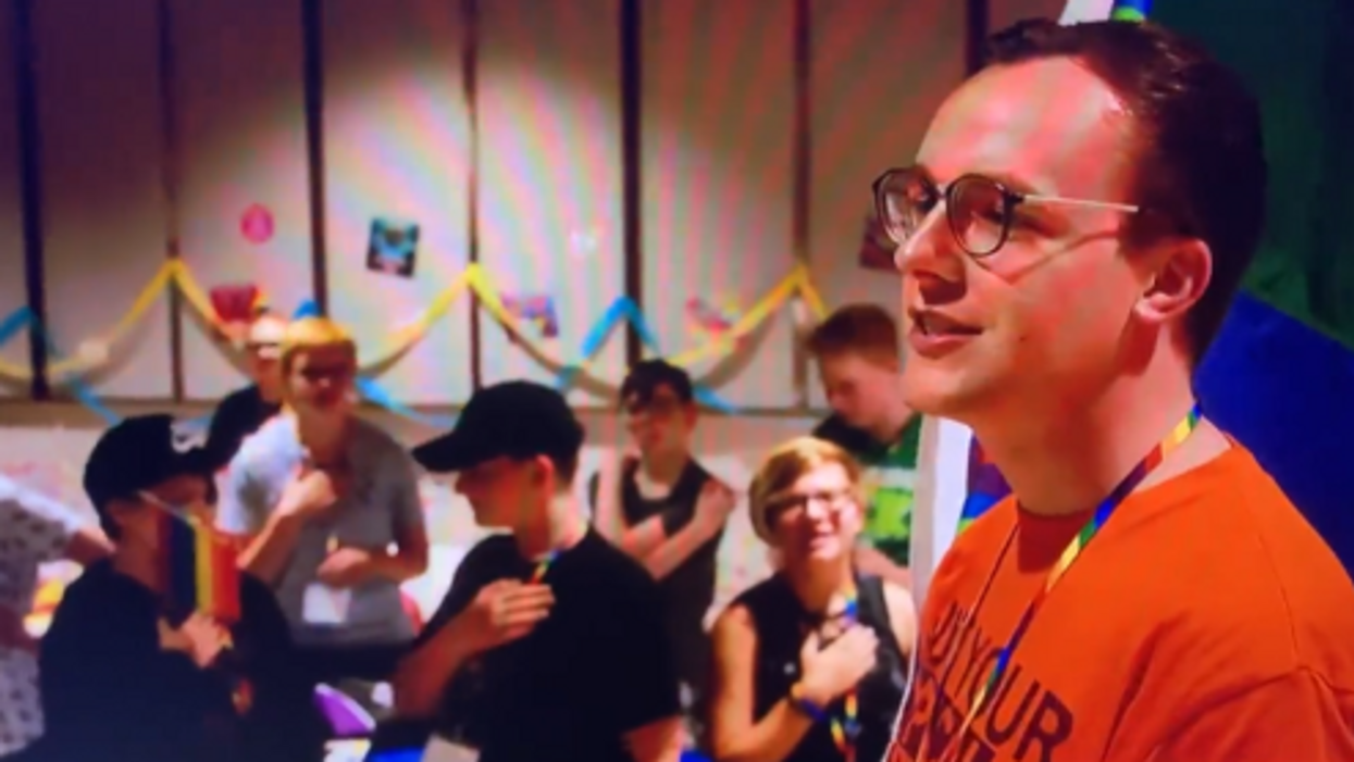 Video: Pete Buttigieg's husband, Chasten, leads children in a pledge of allegiance to the LGBTQ flag, dresses potatoes as drag queens