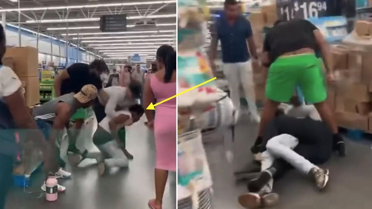Video: Shoppers take matters into their own hands when man allegedly tries to rape woman in Walmart aisle