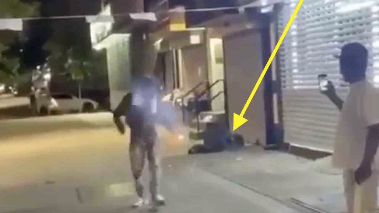 Video shows firecracker thrown at sleeping​ NYC homeless man; residents demand action from mayor