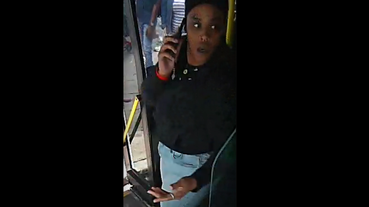 Video shows unhinged female shoving much older woman off city bus — and victim's horrific, face-first landing on sidewalk