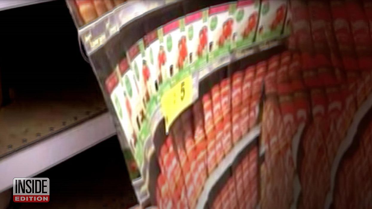 Video: Stores use decoys and pictures of food to trick customers into believing barren shelves are fully stocked