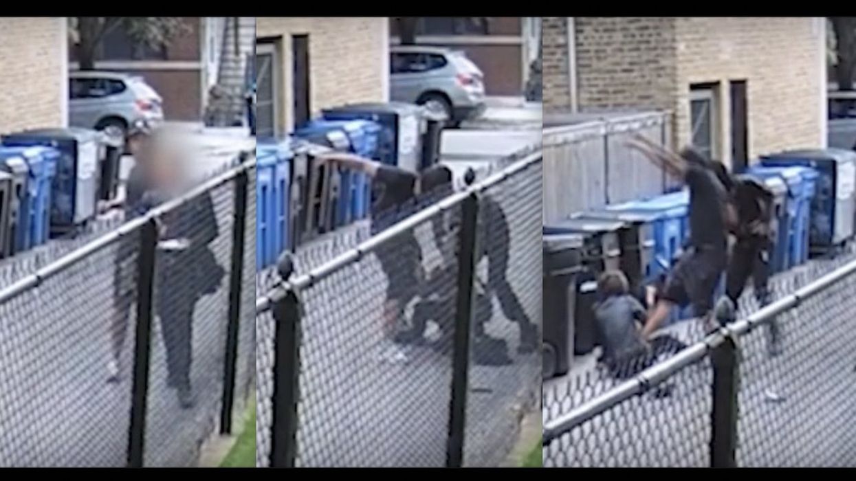 Video: Thugs run up on man from behind in Chicago alley, punch and stomp screaming victim, steal from him, then walk away — all in broad daylight