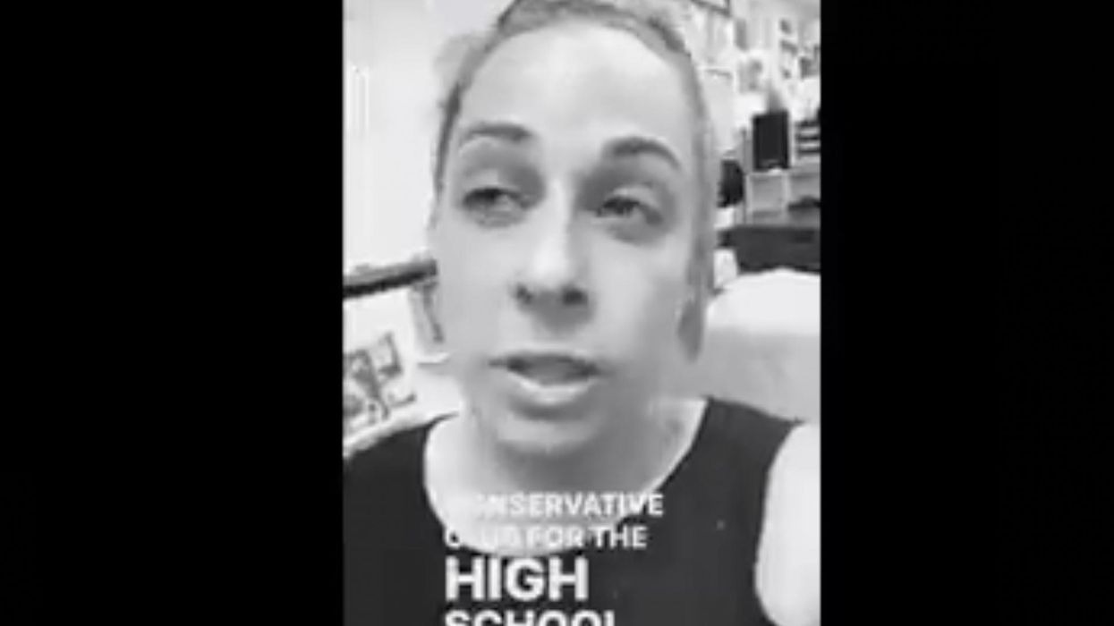 Video: Triggered by a 'F*** Biden' flag, a California teacher reportedly tells conservative students to 'jump off a bridge'