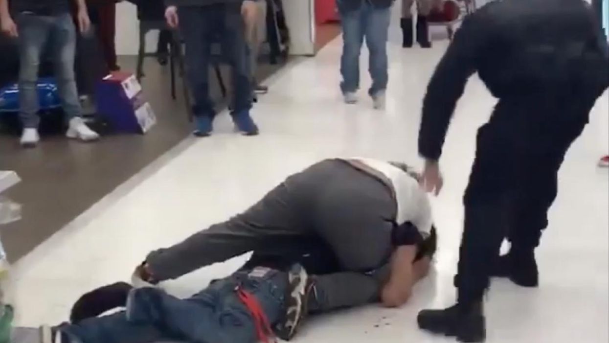 VIDEO: Walmart shopper confronts purportedly drunken shoplifter who'd crashed into a parked car just moments before