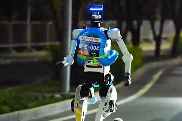 Video: Why is a Chinese robot chasing wild boars in Poland?