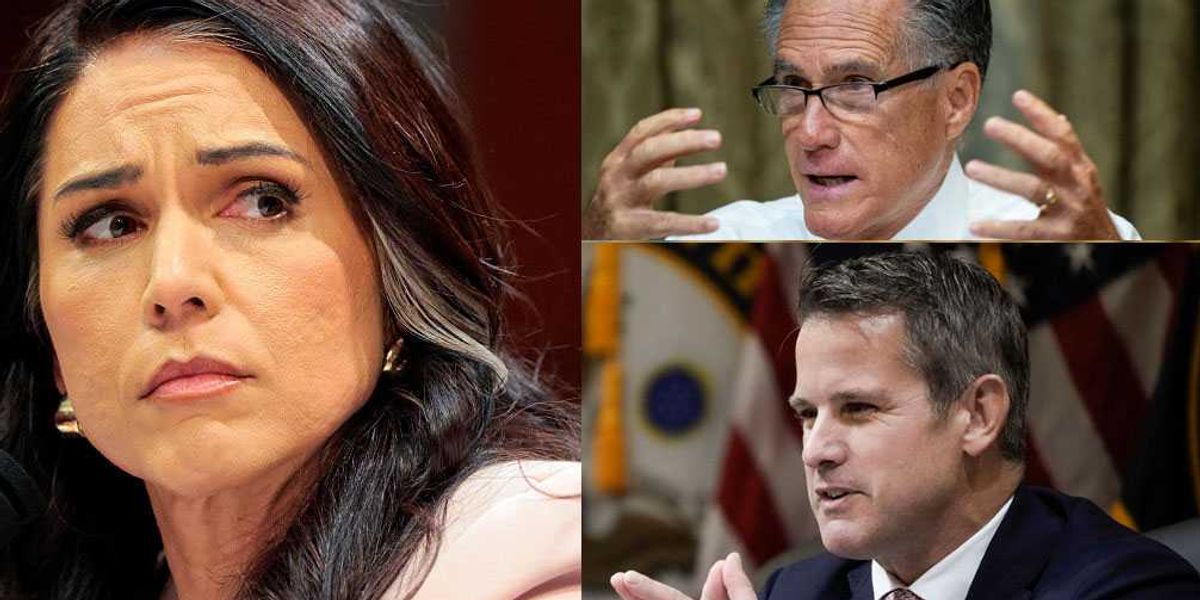 Vindicated? Gabbard probes the biolabs Romney called her a 'traitor' for mentioning.
