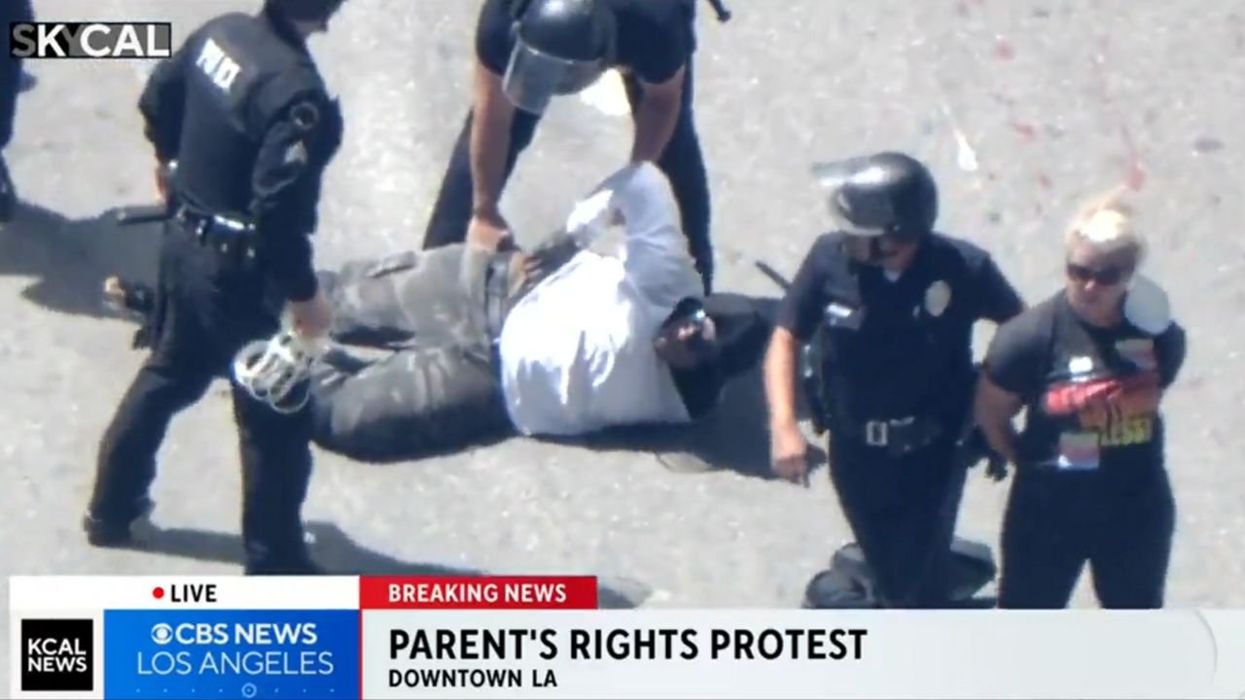 Violence erupts among LGBT activists and parental rights supporters over LA school district’s policies: ‘Pushing officers,’ ‘throwing items’