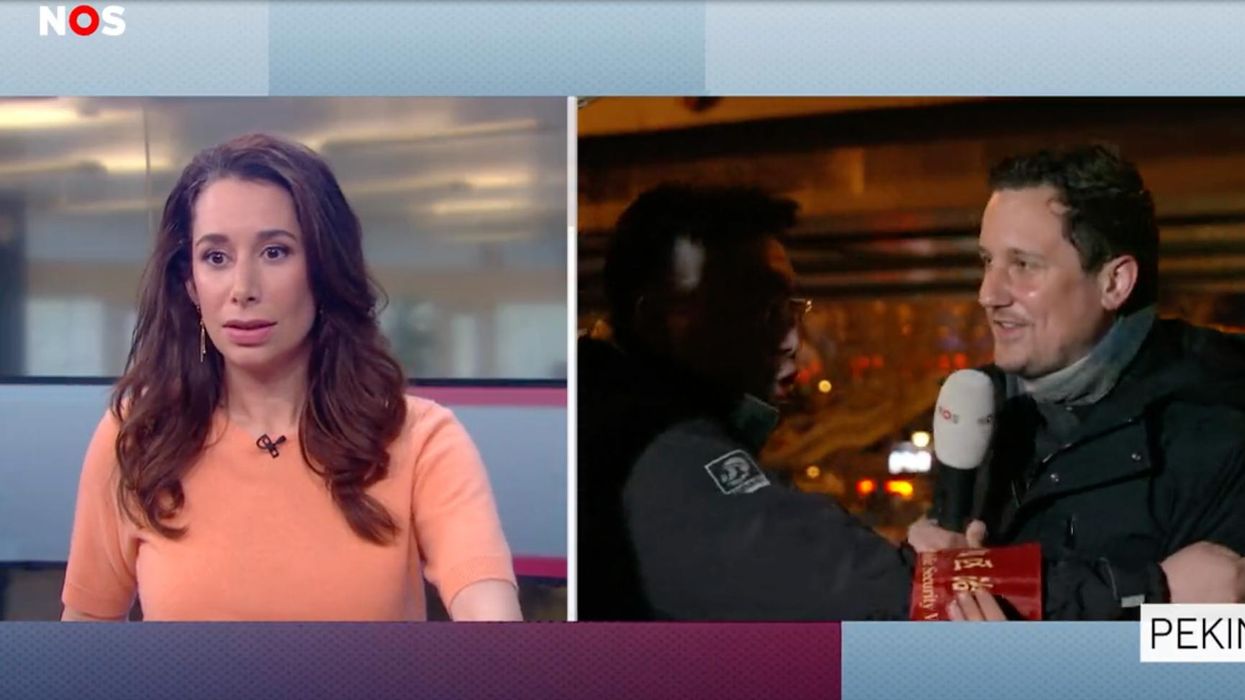 Viral video captures the moment Chinese authorities physically drag away reporter during Olympics live shot