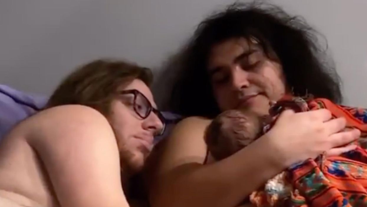 Viral video: Trans man gives birth to baby — and trans woman unsuccessfully tries to nurse the child