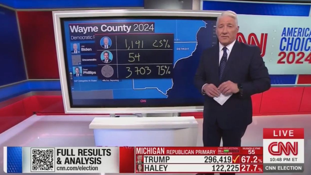 Voters leave CNN anchor shocked over the effectiveness of a Biden protest in Michigan's Dem primary: 'Big problem'
