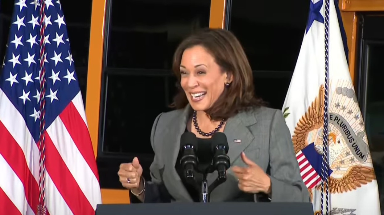 VP Harris touts spending $5 billion on electric school buses, gets hit with reality check when she claims diesel fuel affects children's 'ability to learn'