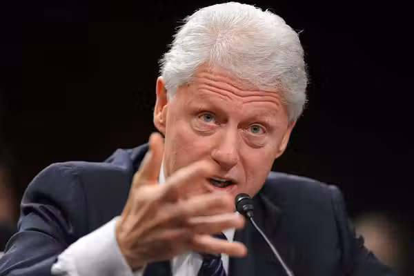 Watch: Bill Clinton defends Trump in Epstein deposition video