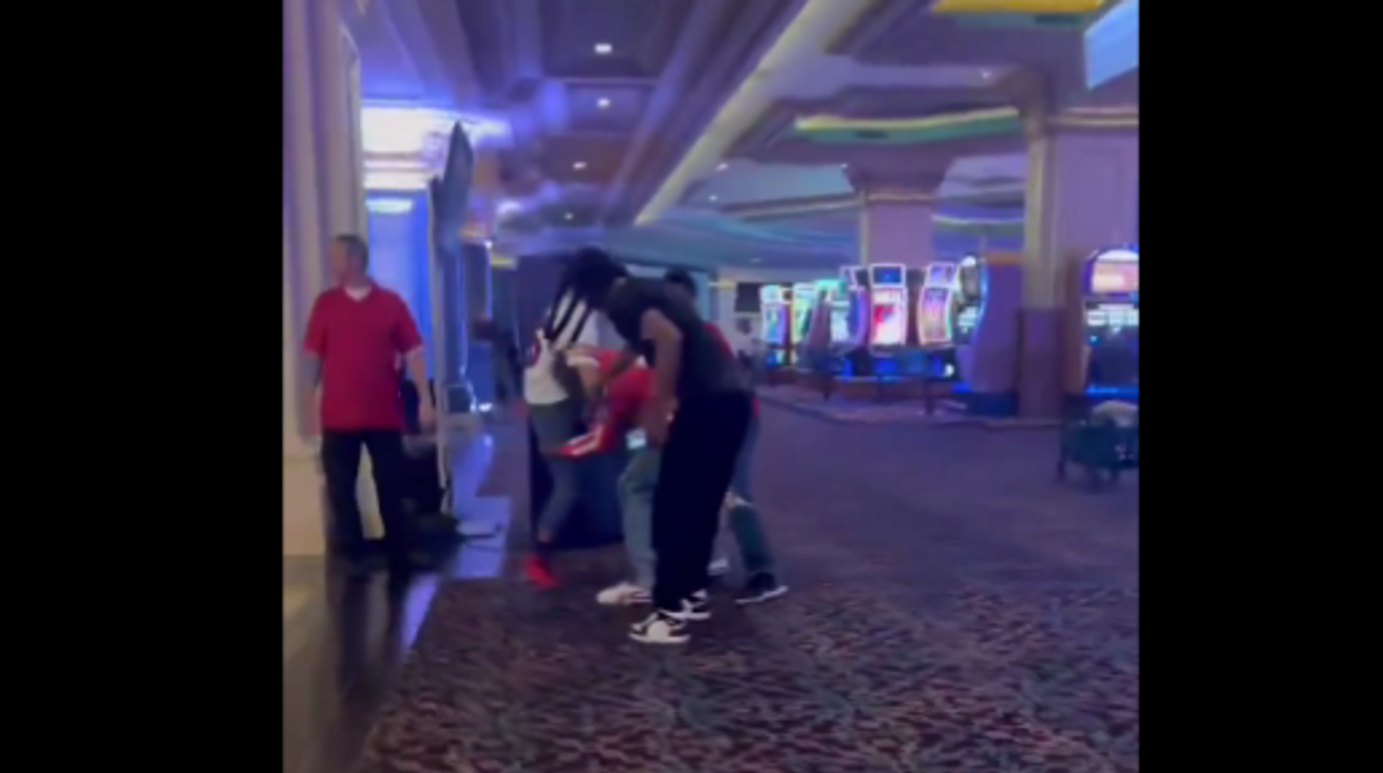 Watch: Fight breaks out in Las Vegas casino between Chiefs and 49ers fans after Kansas City wins Super Bowl
