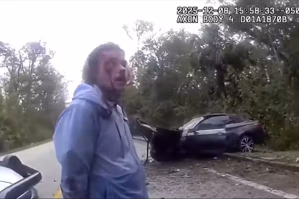 WATCH: Florida man says he 'teleported' into stolen BMW, blames 'X-Men,' thanks cop for rescuing him from 'aliens'