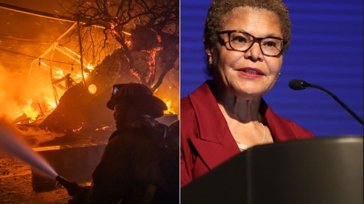 Water scarce, Democrat mayor out of country as Los Angeles wildfires rage
