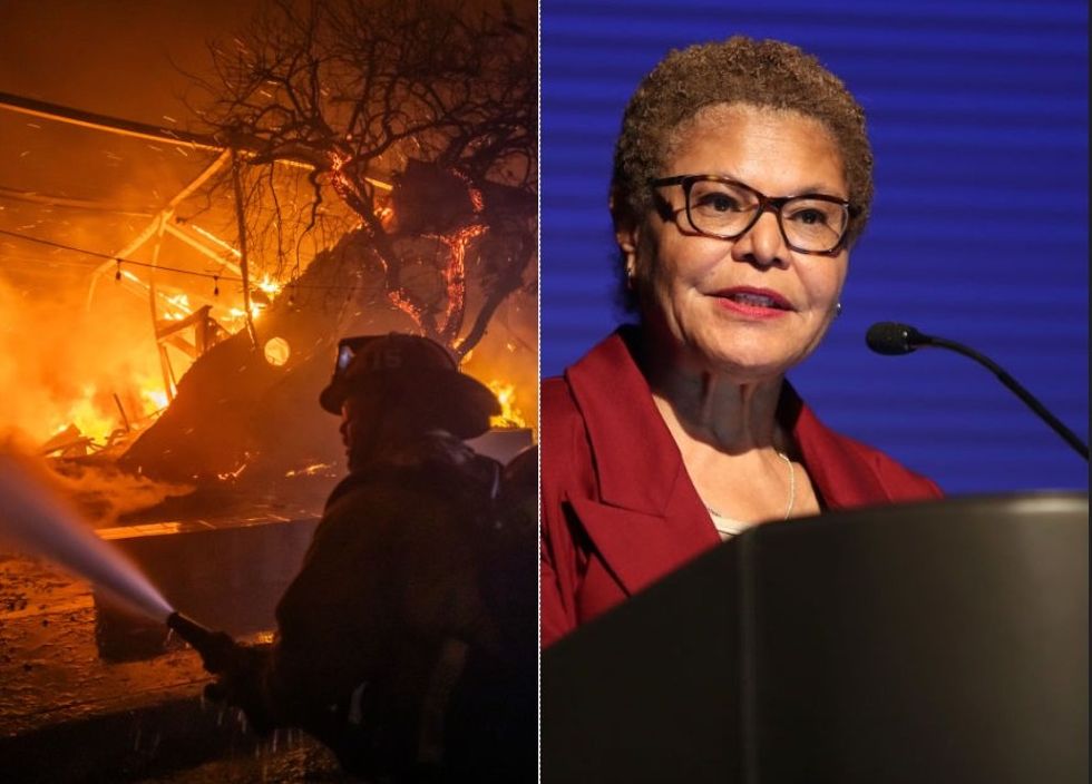 Water scarce, Democrat mayor out of country as Los Angeles wildfires rage
