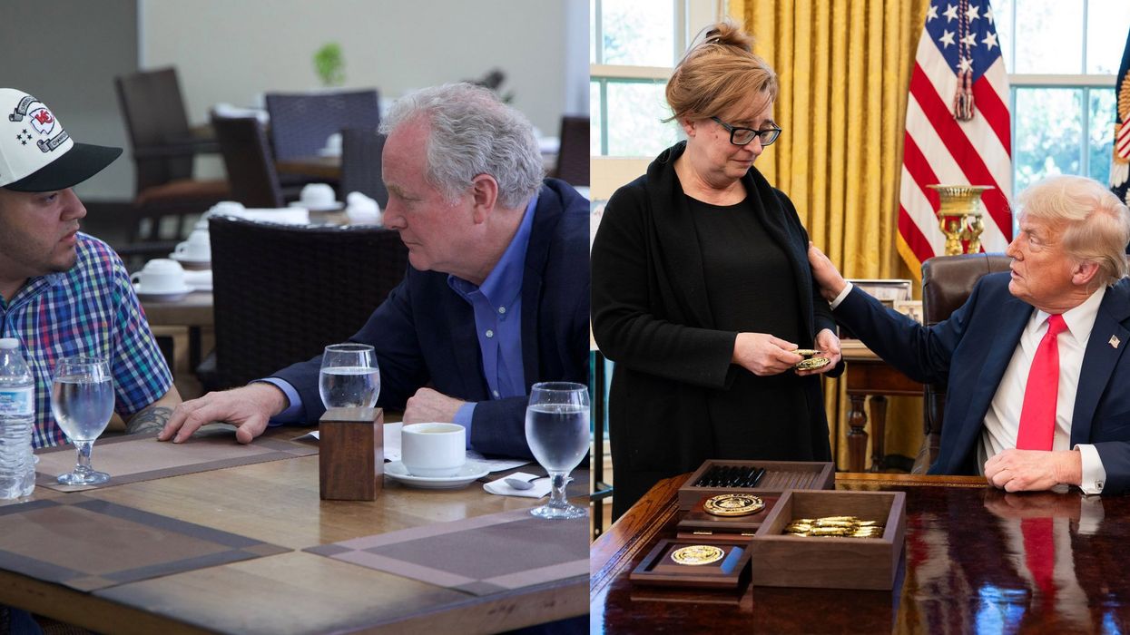 'We are not the same': Trump, Democratic senator make the difference between their priorities abundantly clear