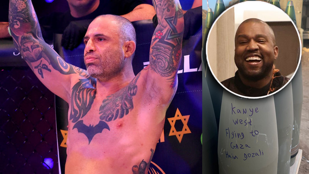 'We don’t like you': Israeli MMA fighter takes credit for writing Kanye West's name on Israeli explosive