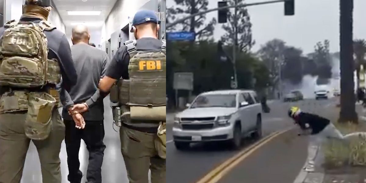 ‘We got him’: Suspect who violently threw rocks at officers during LA ICE riots arrested after fleeing to Mexico, feds say ‘We got him’: Suspect who violently threw rocks at officers during LA ICE riots arrested after fleeing to Mexico, feds say