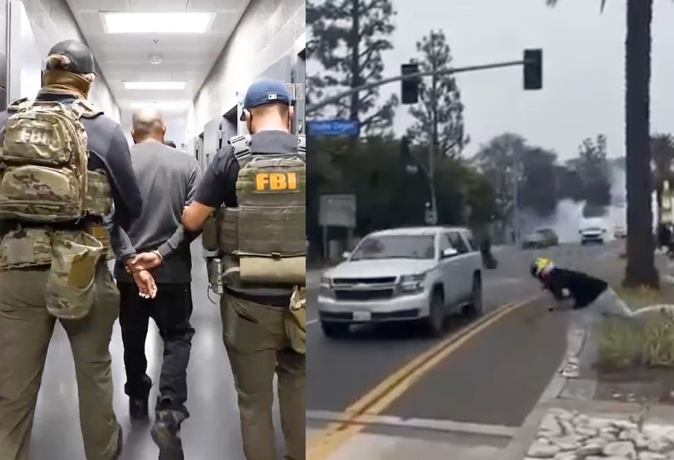 'We got him': Suspect who violently threw rocks at officers during LA ICE riots arrested after fleeing to Mexico, feds say