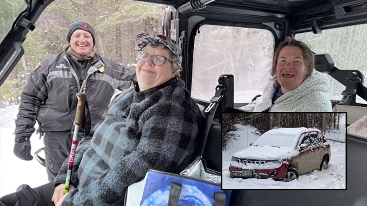 'We've been looking for you': 2 disabled women rescued 5 days after their Jeep got stuck in snow, freezing cold