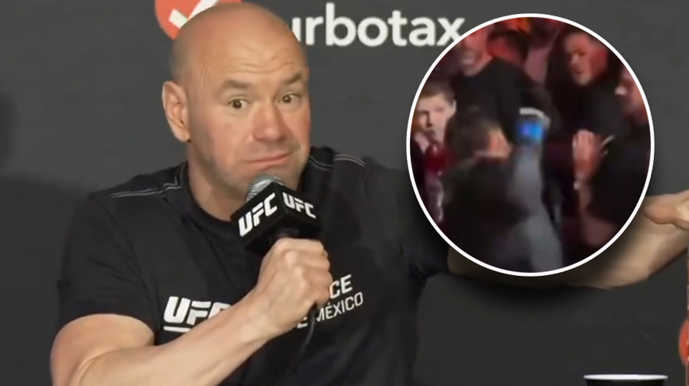 &apos;We’re probably gonna get sued&apos;: Dana White reacts to UFC fighter punching fan during prefight walkout