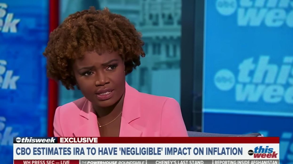WH press secretary gets twisted into knots when ABC anchor confronts her over 'Orwellian' narrative on inflation bill