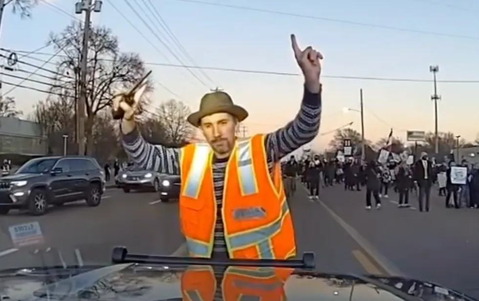 'What a clown': Amid claims that state trooper hit anti-ICE protester with cruiser in middle of road, cops bring the receipts