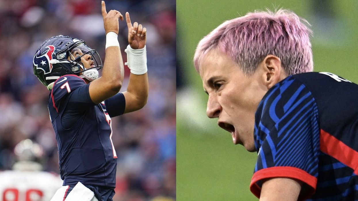 While Megan Rapinoe complains her injury proves God doesn't exist, NFL rookie phenom CJ Stroud proclaims his faith in God
