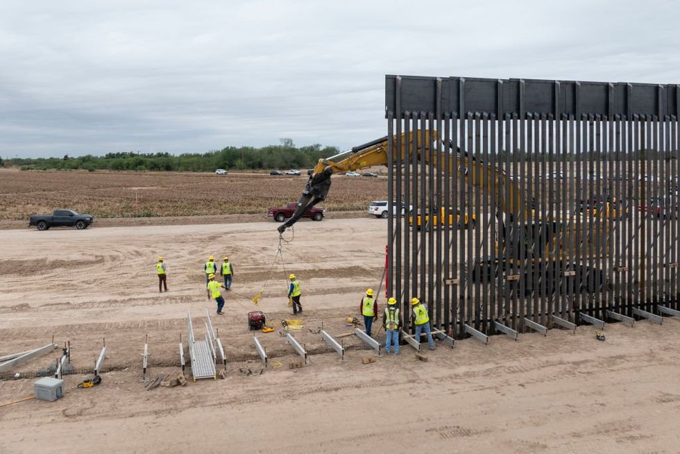 White House highlights border wall progress as Trump shuts down benefits for illegal aliens