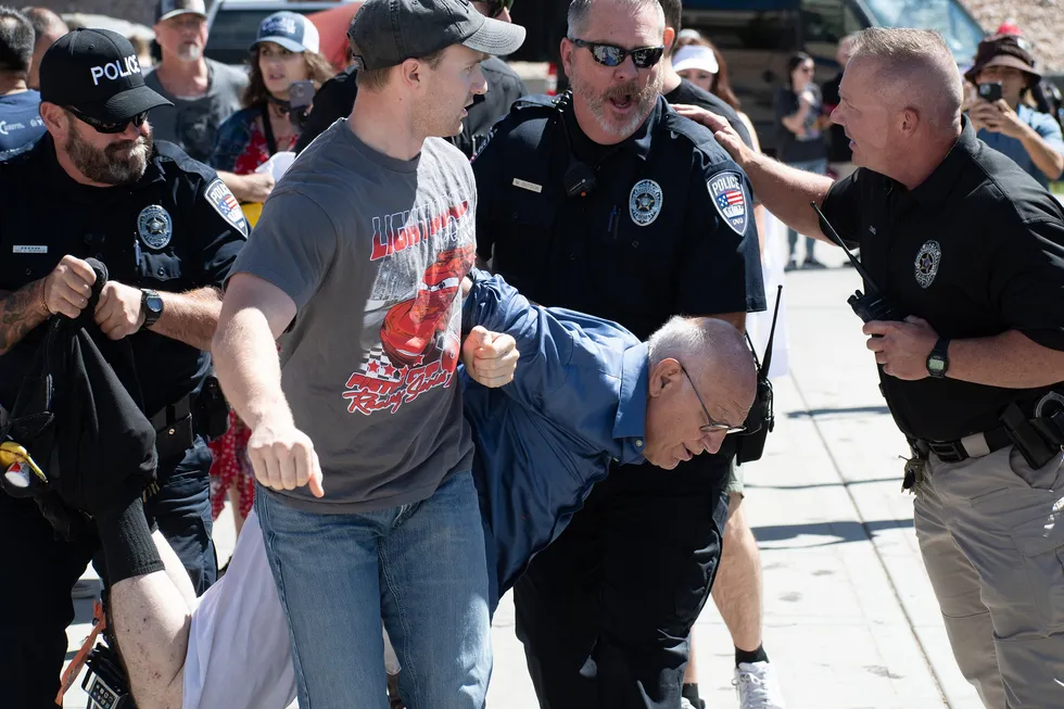 Who is the 71-year-old man detained after Charlie Kirk shooting who police say is not a suspect?