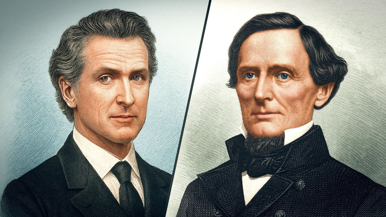 Why is Gavin Newsom going full Jefferson Davis?