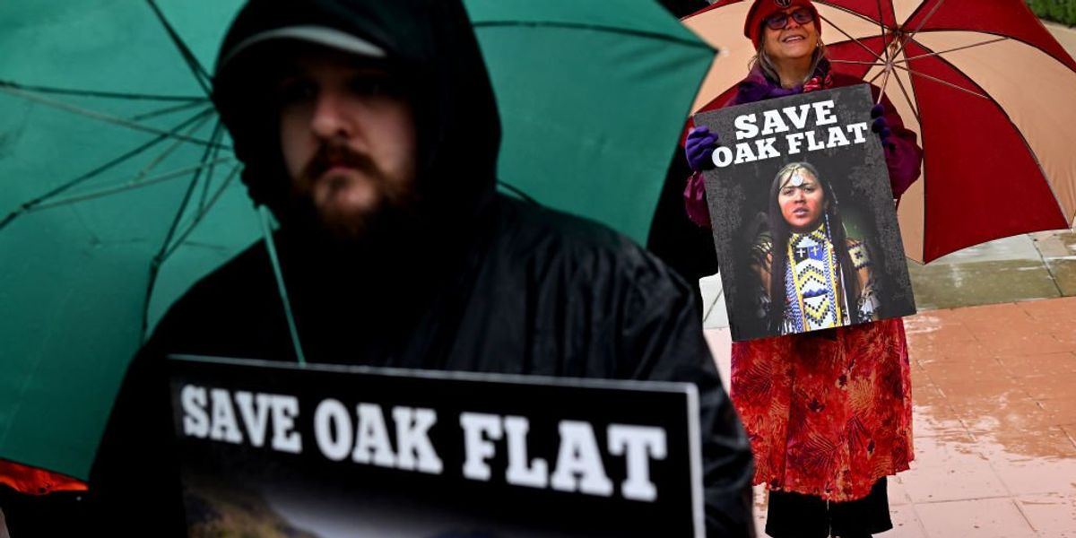 Why is the government letting a Chinese-backed company bulldoze sacred US land? Why is the government letting a Chinese-backed company bulldoze sacred US land?