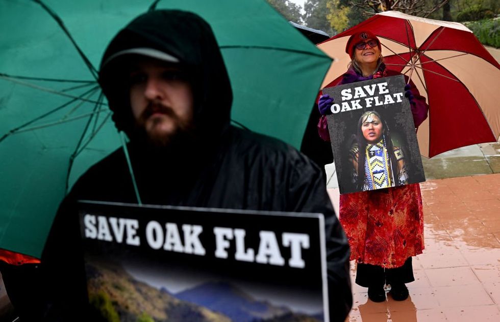 Why is the government letting a Chinese-backed company bulldoze sacred US land?