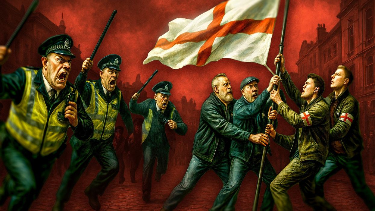 Why the English flag now terrifies the regime